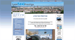 Desktop Screenshot of lyontaxiprestige.com